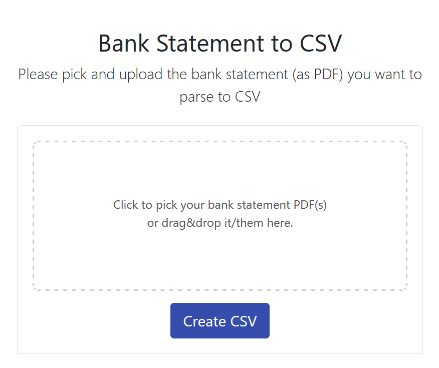 Bank Statement PDF to Excel Converter Bank Statement PDF to Excel Converter